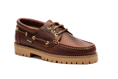BOOTSSCHUH - RIVERTY NAUTICO - PULL-UP-LEDER | BRAUN